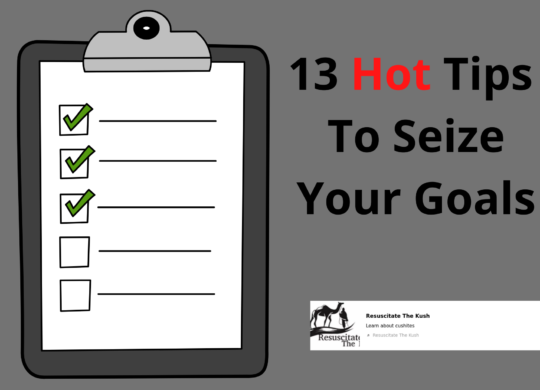 13 hot tips to seize your goals